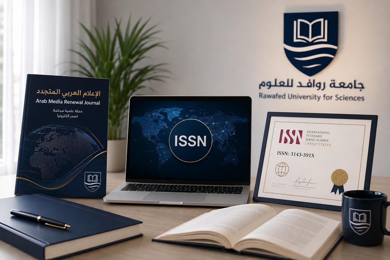 إنجاز علمي جديد: مجلة "الإعلام العربي المتجدد" تمنح الرقم الدولي المعياري (ISSN) من الولايات المتحدة